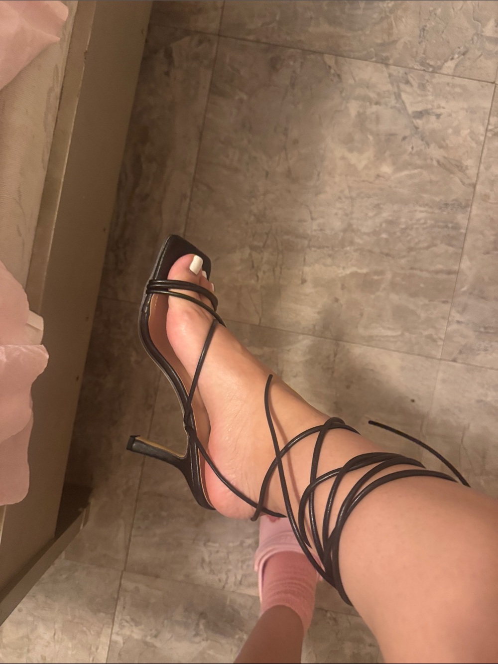 Black Lacey heels
